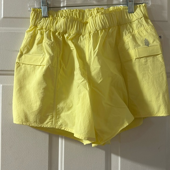 FP Movement by Free People Pants - FP Movement by FREE PEOPLE In The Wild Shorts: YELLOW: NEW WITH TAGS: SIZE XS